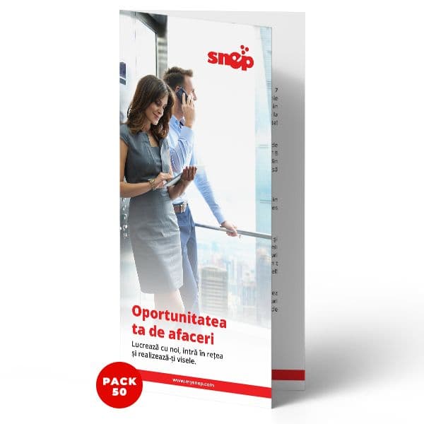 FLYER DE MUNCĂ ROU