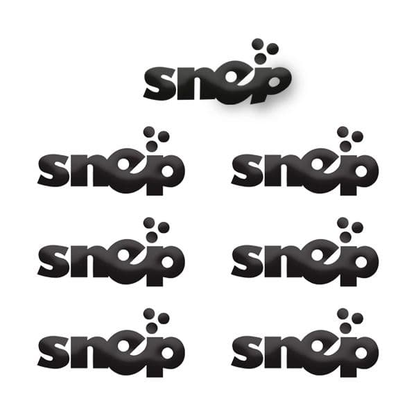SNEP Autocolante - Medium - Blacks 7pcs