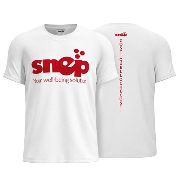 TRICOU SNEP - BĂRBAȚI - ALB S